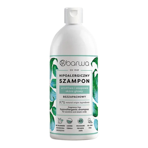 Barwa Hipoalergiczny Szampon Bezzapachowy 400ml