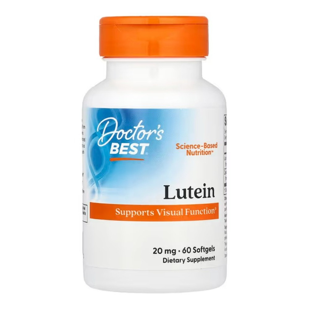 Doctor's Best Luteina, 20mg Kapsułki miękkie 60 kapsułek miękkich