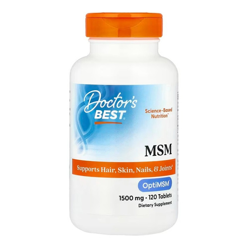 Doctor's Best MSM with OptiMSM, 1500mg Tablets 120 tablets