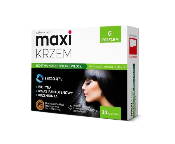 Colfarm Maxi Silicon Strong and Beautiful Hair 30 capsules