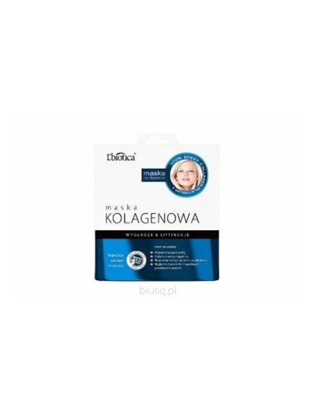 Data wazności 07.2021 L'BIOTICA MASKA Kolagenowa W Postaci Nasączonej Tkaniny 23ml
