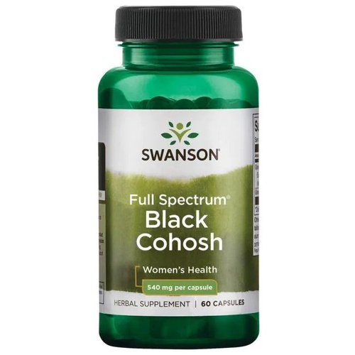 Swanson Full Spectrum Black Cohosh 540mg 60 Capsules