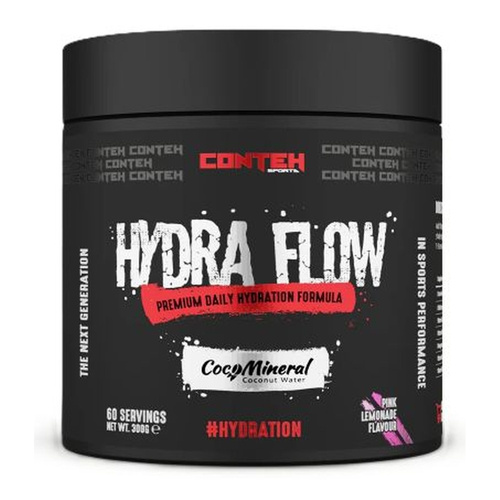 Conteh Sports Hydra Flow Electrolyte Hydration Powder, Pink Lemonade 300g