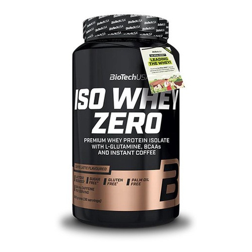 BioTechUSA Iso Whey Zero Whey Protein Isolate Caffe Latte 908g