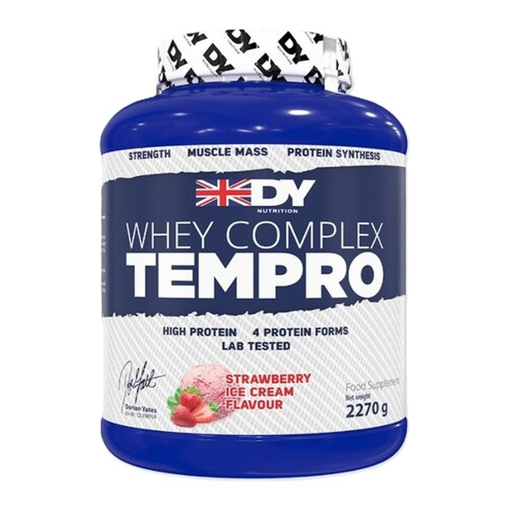 Dorian Yates Whey Complex Tempro Whey Protein Blend, Strawberry Ice Cream 2270g