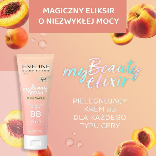Eveline My Beauty Elixir Nourishing BB Cream All In One Dark Peach Cover No. 2 30ml