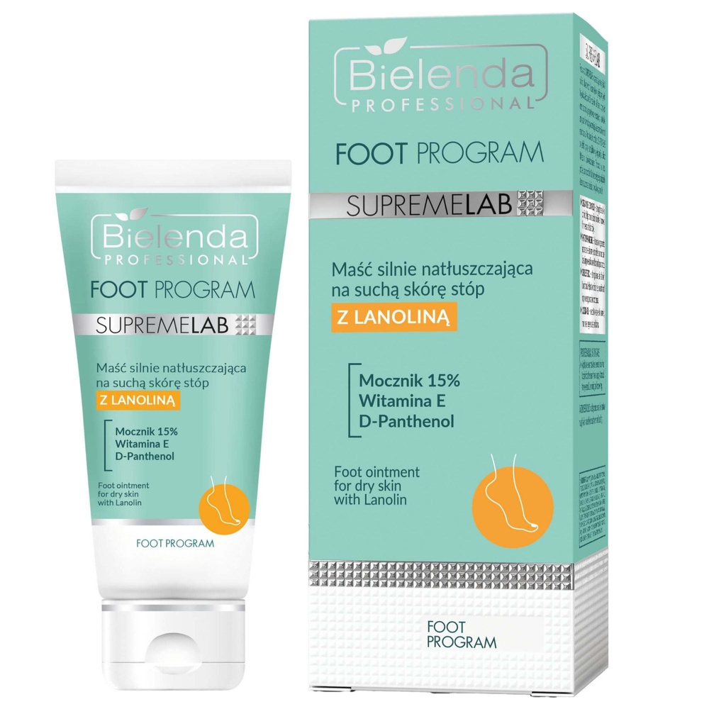 Bielenda Professional Supremelab Highly Moisturising Foot Ointment for Dry Skin 70g