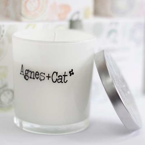 Agnes + Cat Votive Candle - Coffee and Walnut