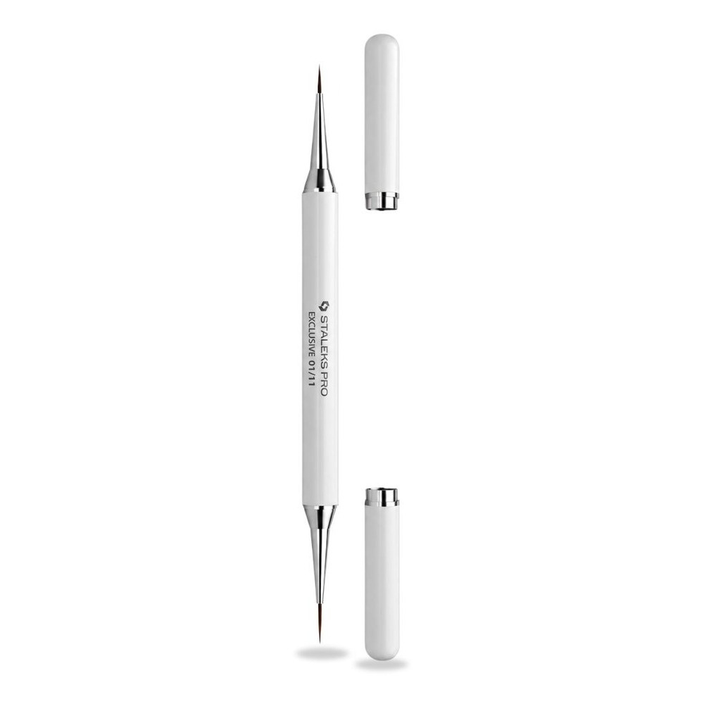 Staleks Exclusive 01/11 Double-Sided Gel Brush 12 mm / Liner 7 mm