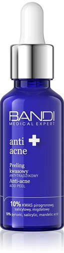 Bandi Anti-Acne Anti-Acne Acid Peeling 10% Pyruvic Acid Salicylic Almond for Oily and Combination Skin 30ml