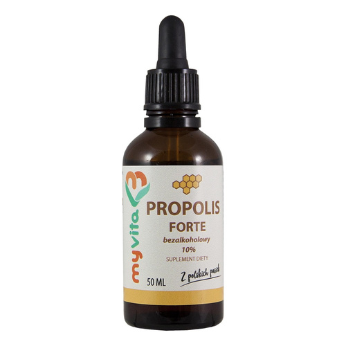 MyVita Propolis Forte bezalkoholowy 10% krople 50ml