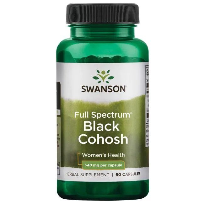 Swanson Full Spectrum Black Cohosh 540mg 60 Kapsułek