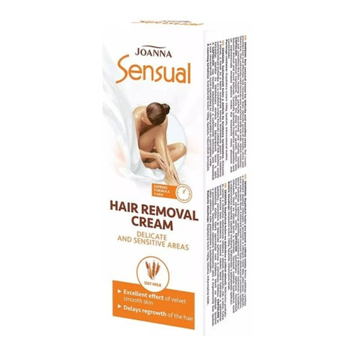Joanna Sensual Depilatory Oat Milk Depilatory Cream for Sensitive Areas 100g