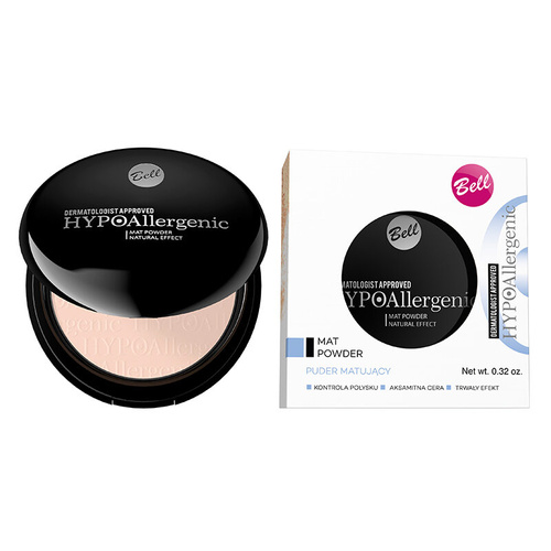 Bell HypoAllergenic Mat Powder with Velvety Texture for Sensitive Skin 03 9g