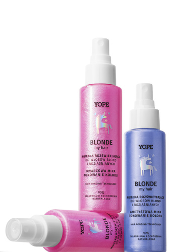 Yope Blonde my Hair Illuminating Mist for Blonde and Lightened Hair Quartz Mica 100ml Best Before 30.06.26