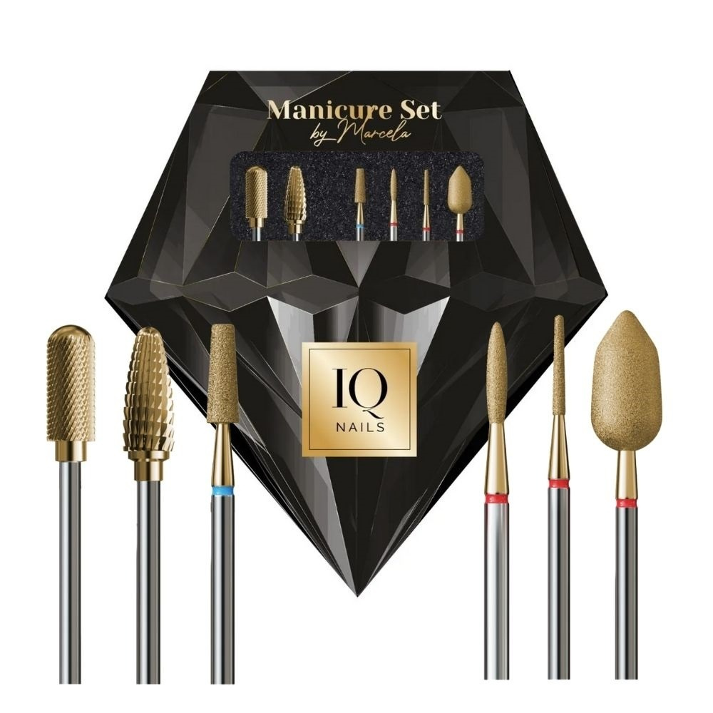IQ Nails Zestaw Frezów do Paznokci Mani 27 5szt