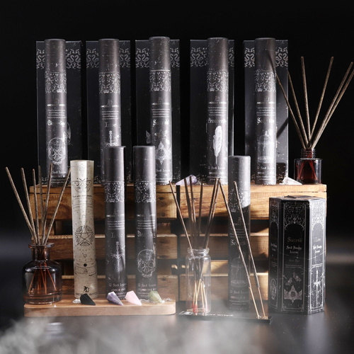 Ancient Witch Spell Incense - Success - Black Obsidian Pendulum