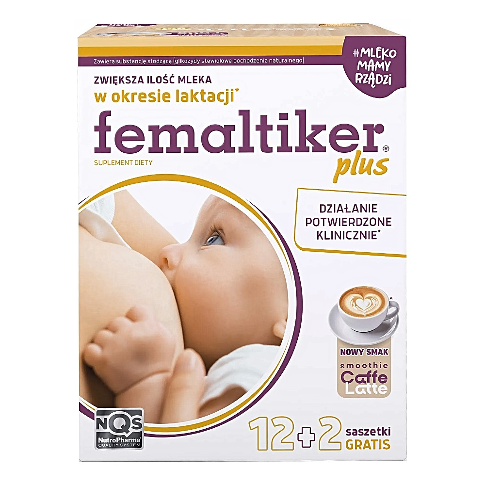 Femaltiker Plus Wspomaganie Laktacji Caffè Latte 14 Saszetek