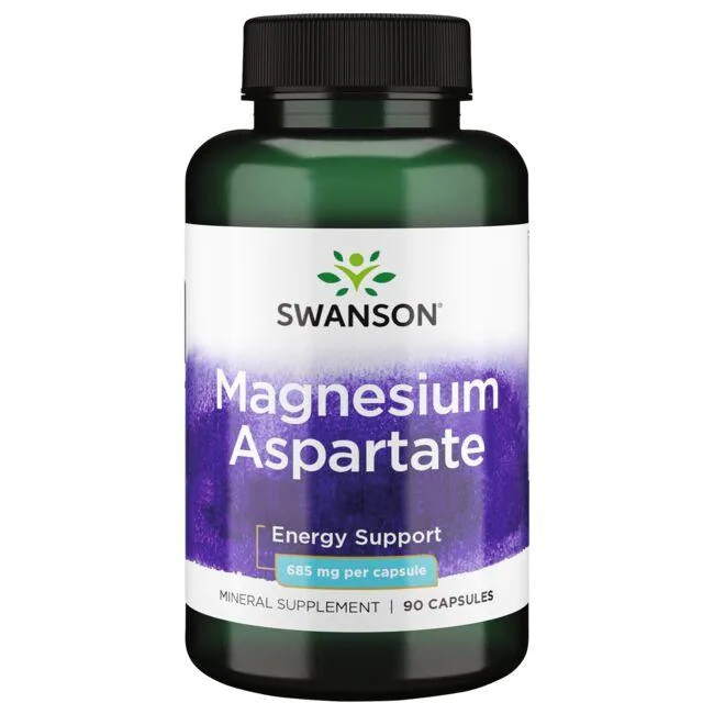 Swanson Magnesium Aspartate 685mg 90 Capsules