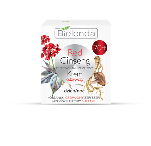 Bielenda Red Ginseng Anti-wrinkle Nourishing Cream 70+ Day Night 50ml