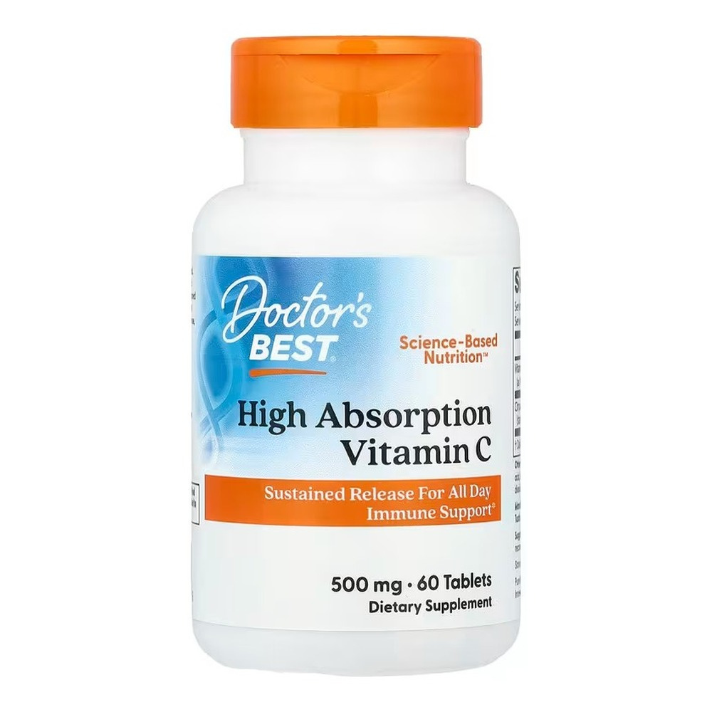 Doctor's Best High Absorption Witamina C, 500mg Tabletki 60 tabletek