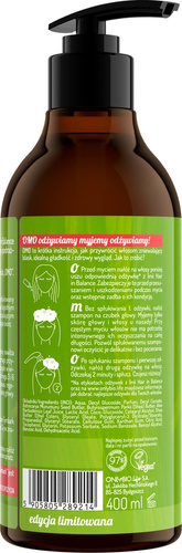 OnlyBio x Tymbark Hair in Balance Limited Edition Moisturizing Shampoo Apple-Watermelon 400ml