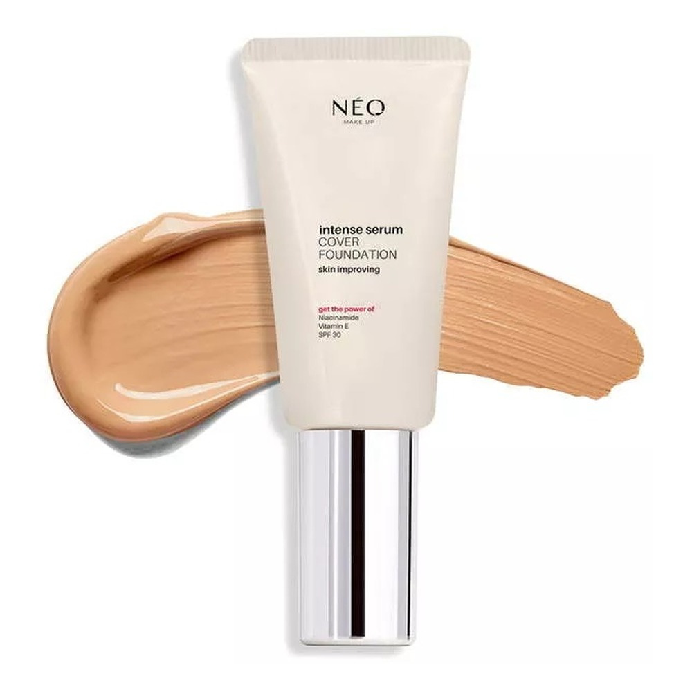 Neo Makeup Intense Serum Cover Foundation Podkład Kryjący Nr 04 Sand SPF30 Długotrwały Efekt 30ml