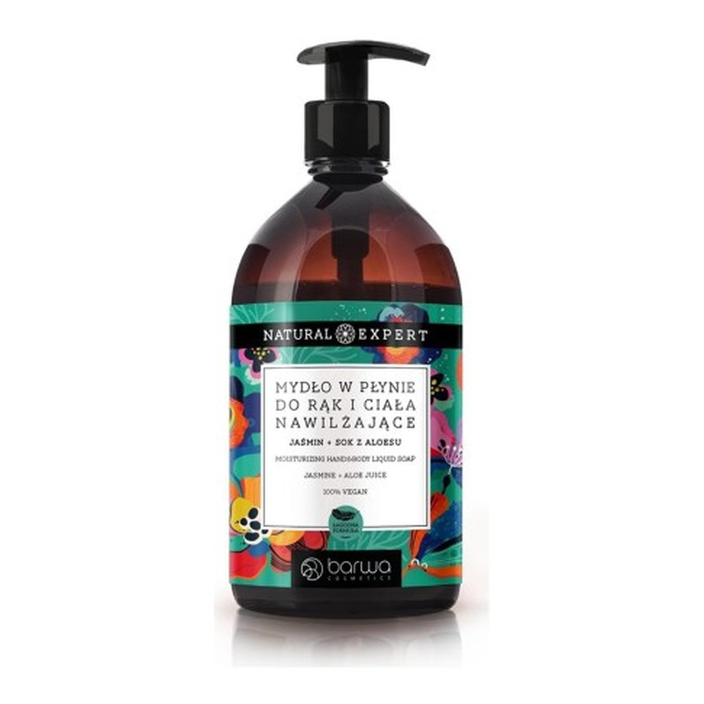Barwa Natural Expert Moisturizing Liquid Jasmine Soap with Aloe 500ml