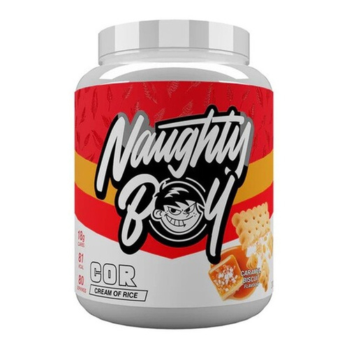 Naughty Boy Cream of Rice Caramel Biscuit Carbohydrate Powder For Energy and Muscle Growth 2000g
