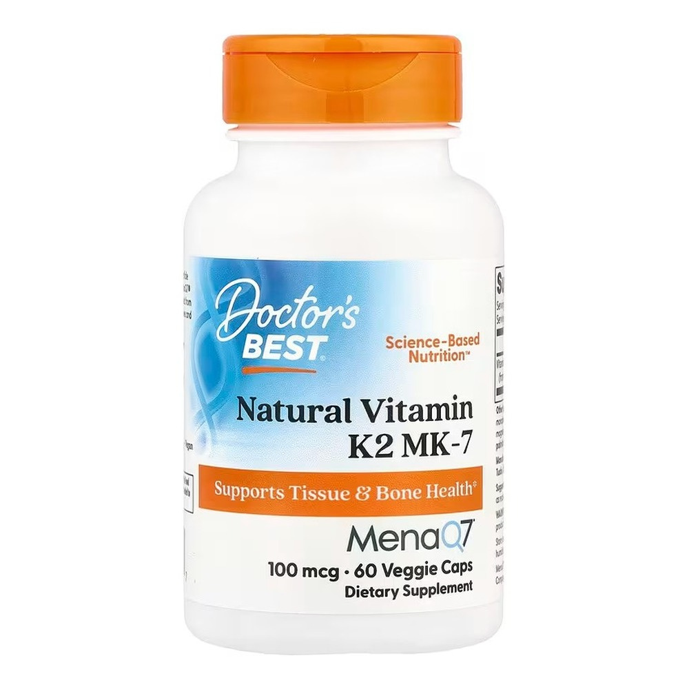 Doctor's Best Naturalna witamina K2 MK7 with MenaQ7, 100mcg Kapsułki 60 kapsułek