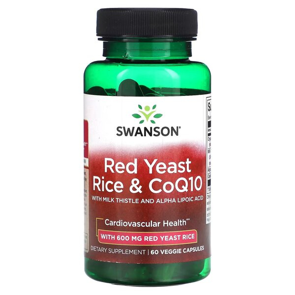 Swanson Red Yeast Rice & CoQ10 60 Kapsułek