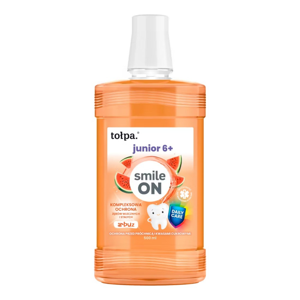 Tołpa ON smile junior 6+ płyn do higieny jamy ustnej dla dzieci, 500ml