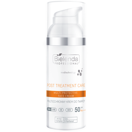 Bielenda Professional IS Post Treatment Multi Protective Face Cream SPF 50 with CICA 50ml