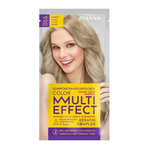 Joanna Multi Effect Color Coloring Shampoo No. 03.5 Silver Blonde 35g