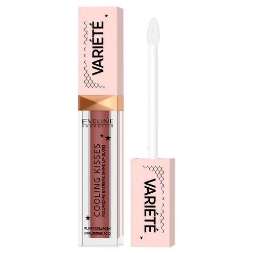 Eveline Variete Cooling Kisses Błyszczyk Zwiększający Objętość Ust z Efektem Chłodzącym Nr 04 Candy Girl 6,8ml