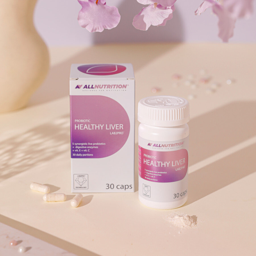 Allnutrition Probiotic Healthy Liver Wspiera Pracę Wątroby 30 Kapsułek