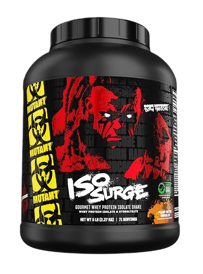 Mutant Iso Surge Whey Protein Isolate and Hydrolysate for Athletes Peanut Butter Chocolate 2270g
