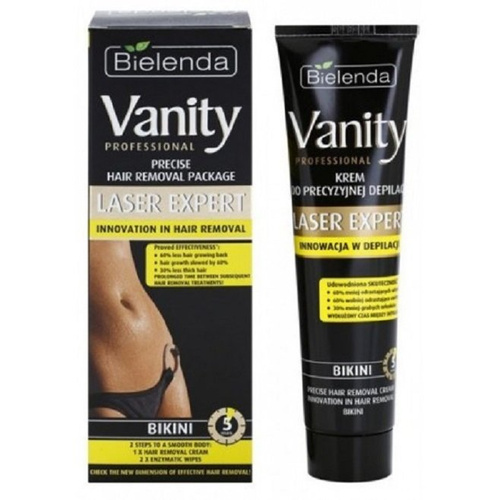 Bielenda Vanity Laser Expert Zestaw do Precyzyjnej Depilacji Bikini 100ml