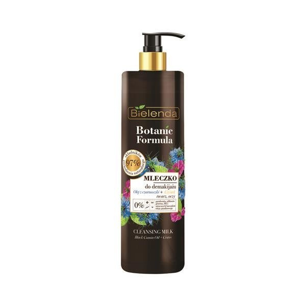 BIELENDA BOTANIC Formula Olejek Z Czarnuszki + Czystek Mleczko Do Demakijażu I Oczyszczania Twarzy 200ml