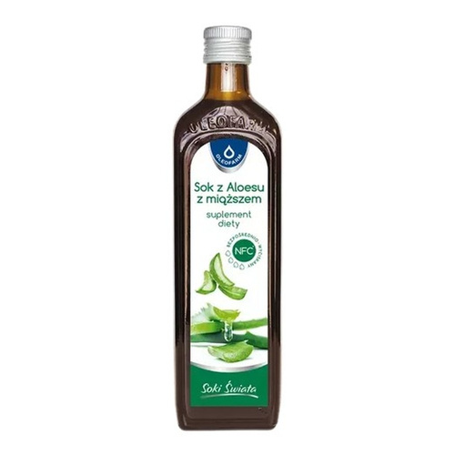 Oleofarm Juices of World Aloe Juice with Flesh 500ml