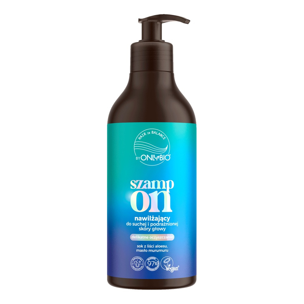 OnlyBio Hair Balance Moisturizing Shampoo for Dry and Irritated Scalp 400ml