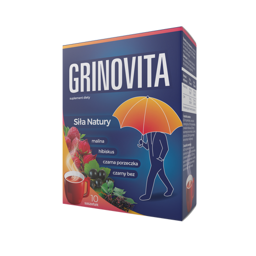 Grinovita Source of Vitamin C and Zinc for Strengthening Body 10 Sachets