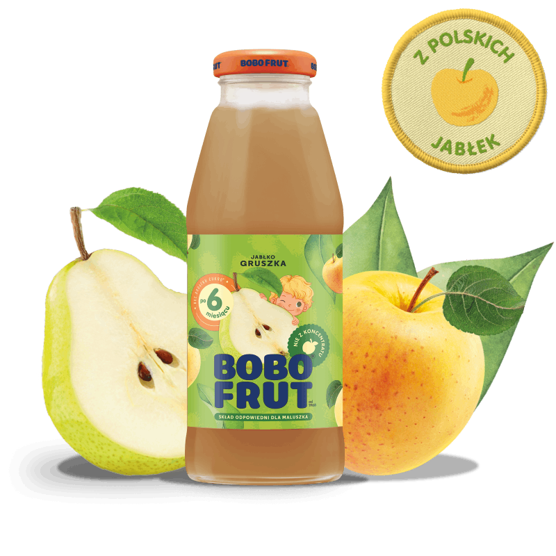 Bobo Frut Apple-Pear Nectar for Babies after 6 Months of Life 300ml