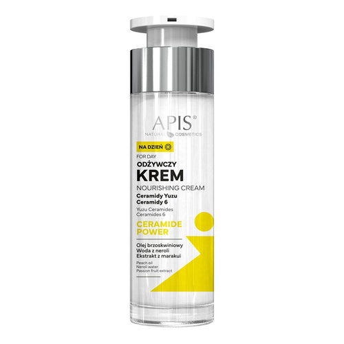 Apis Ceramide Power Odżywczy Krem dla Skóry Suchej Szarej i Wrażliwej na Dzień 50ml Best Before 20.09.26