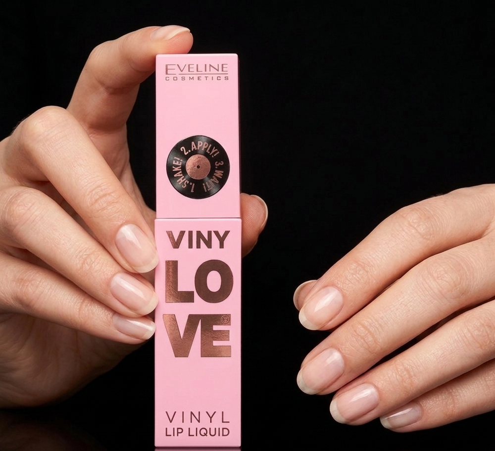 Eveline VinyLove Liquid Vinyl Lipstick with Gloss Effect No. 01 Pinky 4ml
