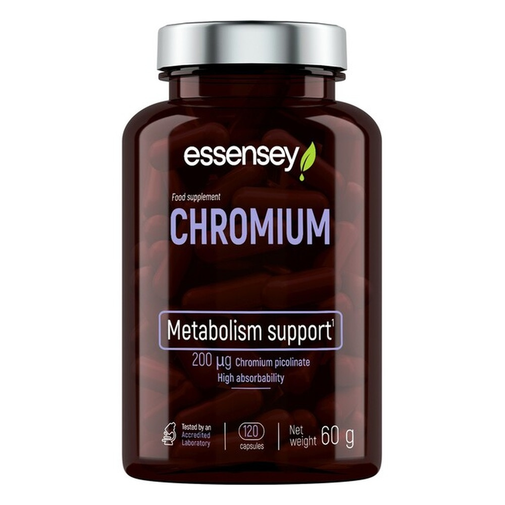 Essensey Chromium Picolinate Dietary Supplement For Normal Metabolism 120 Capsules