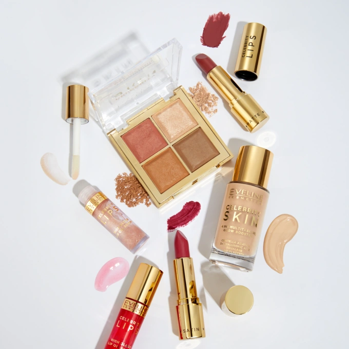 Eveline Celebrity Skin Baked Multifunctional Contouring Palette 4-in-1 16g