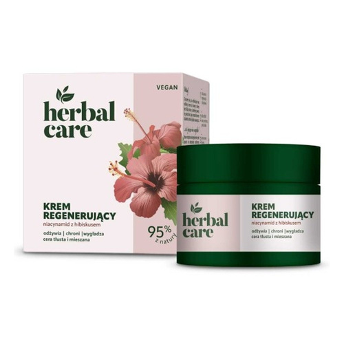 Farmona Herbal Care Regenerating Cream Niacinamide with Hibiscus for Oily and Combination Skin Day and Night 50ml