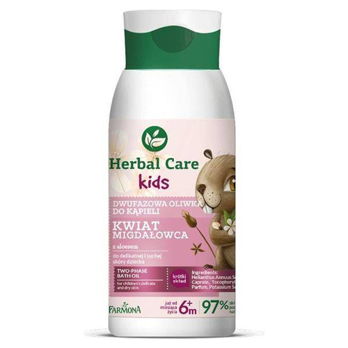 Herbal Care Kids Two-Phase Oil for Bathing Delicate Baby Skin 6th Month 300ml