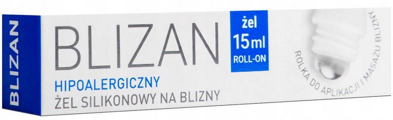 Blizan Silicone Hypoallergenic Gel for Scars Roll-on 15ml